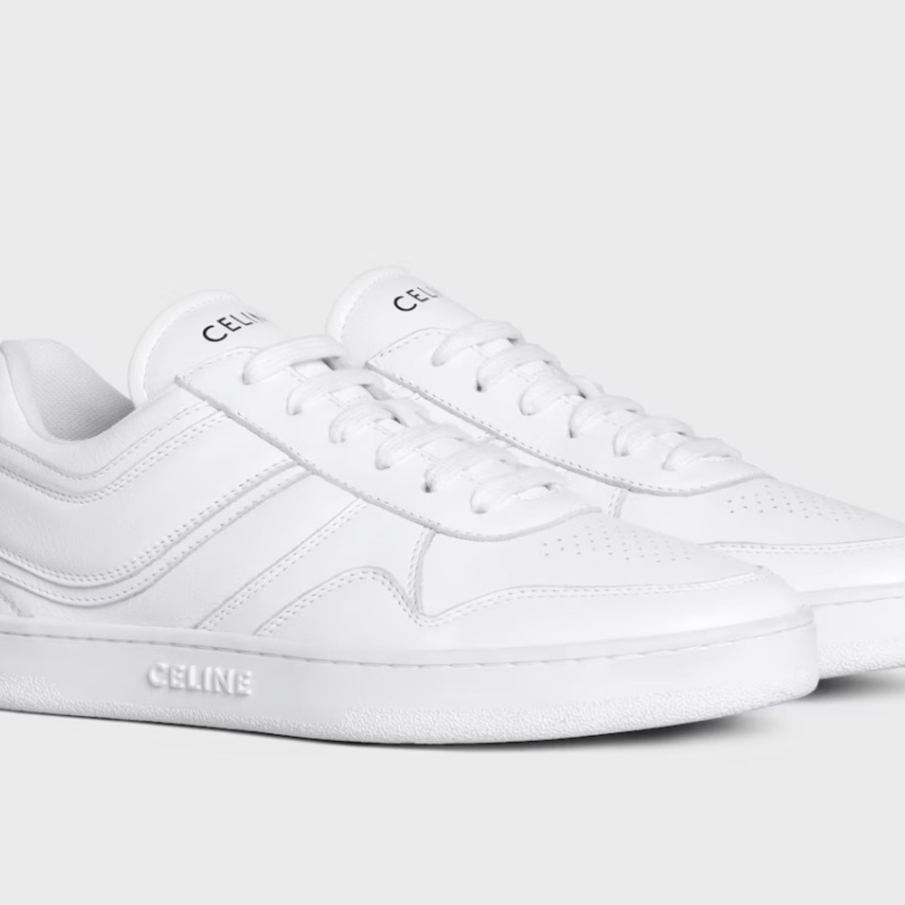 Celine Woman’s  Classic White Sneakers - Picture 3 of 14